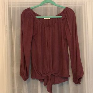 Off the shoulder top